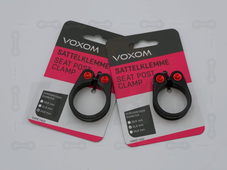 Obejma Sztycy Voxom SAK3 w rozmiarze 31,8mm oraz 34,9mm w opakowaniu