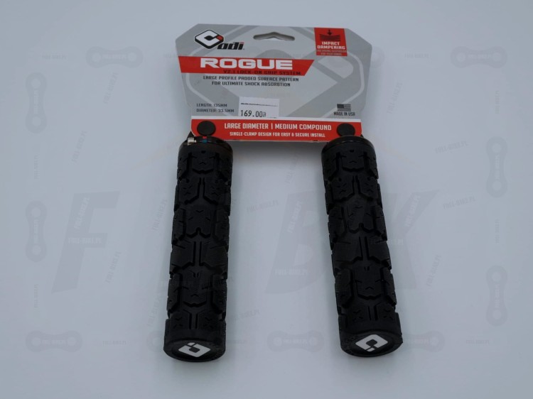 Gripy Odi Rogue V2.1 w kolorze czarnym widok z boku