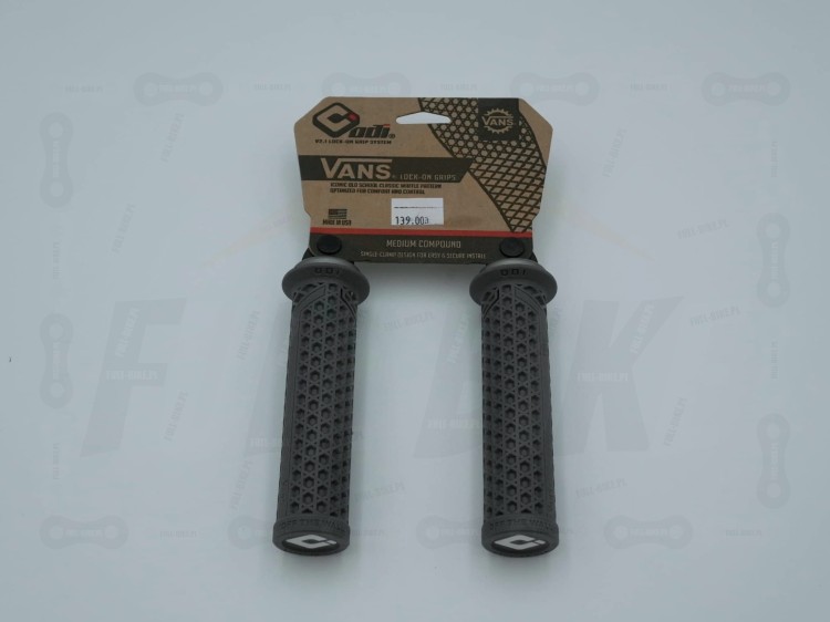 Gripy Odi VANS V2.1 w kolorze szarym widok od przodu