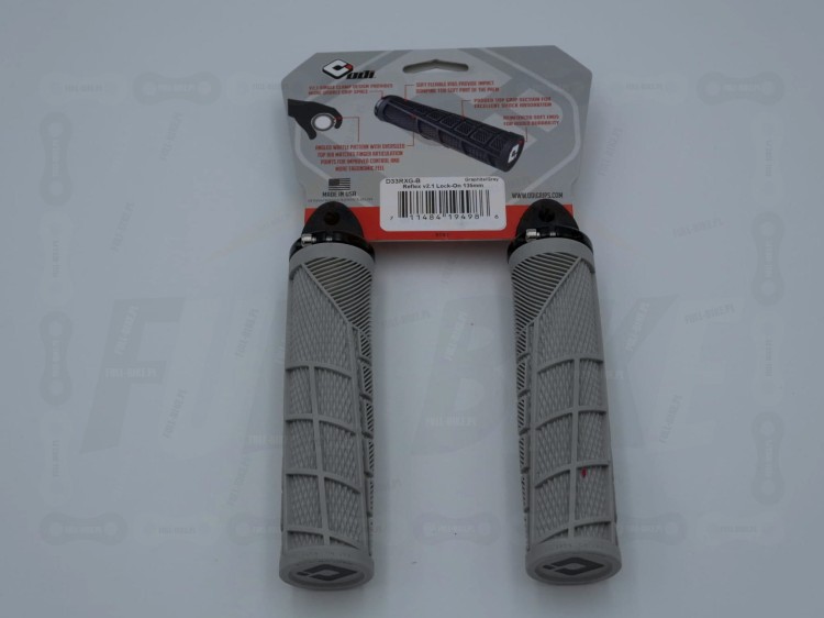 Gripy odi reflex V2.1 w kolorze  szarym, widok od tyłu