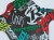 Błotniki Reverse Nico Vink Stickerbomb schwarz-bunt przybliżenie na grafikę