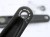 Mechanizm Korbowy Shimano FC-E8000 zbliżenie na gniazdo mocowania pedała