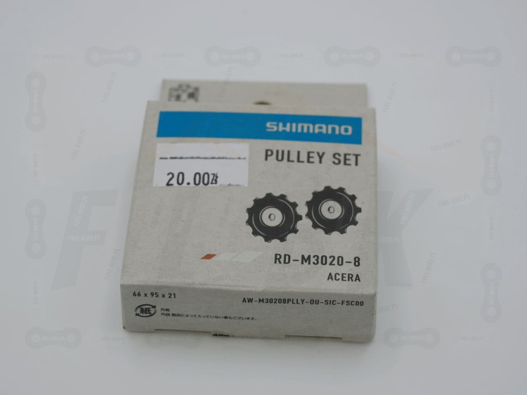 Kółka przerzutki Shimano RD-M3020 w opakowaniu