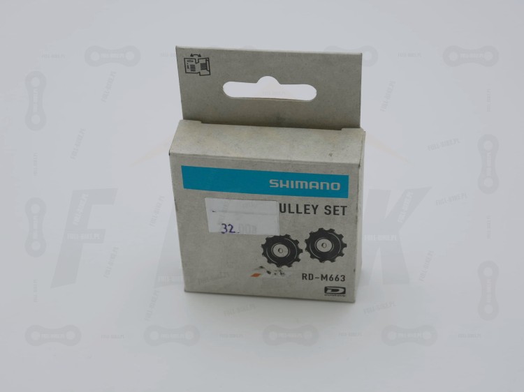 Kółka przerzutki Shimano RD-M593 w opakowaniu