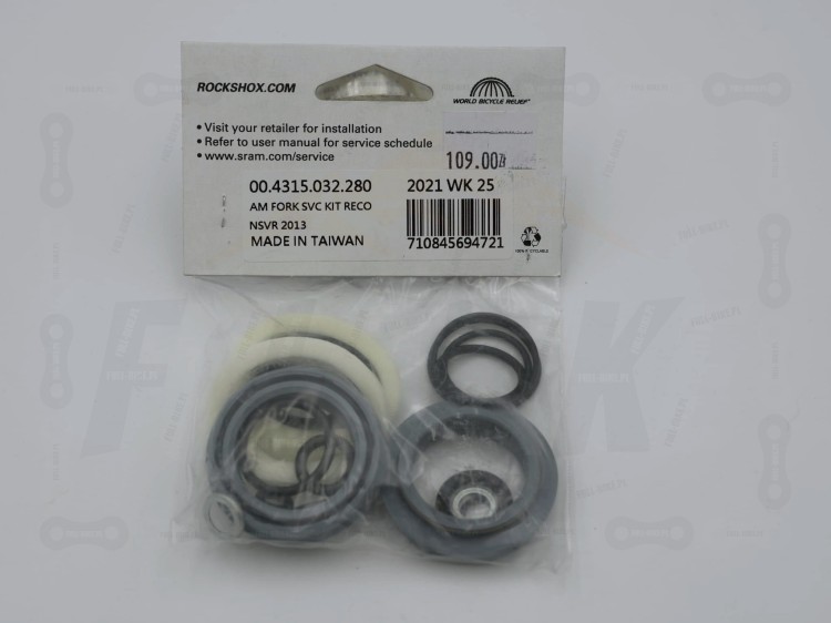 Zestaw Serwisowy Rock Shox Recon SIlver w opakowaniu