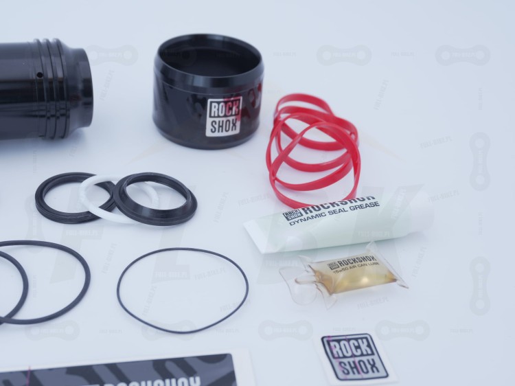 Puszka Powietrzna Rock Shox Deluxe / Superdeluxe Megneg rozebrana zbliżenie na części
