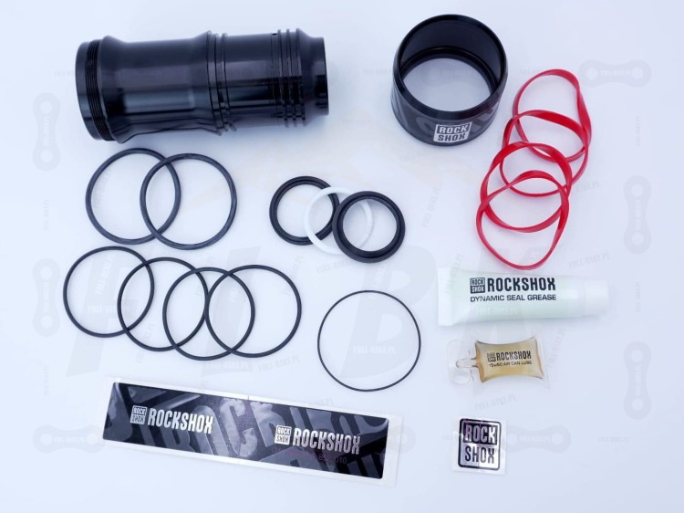 Puszka Powietrzna Rock Shox Deluxe / Superdeluxe Megneg rozebrana