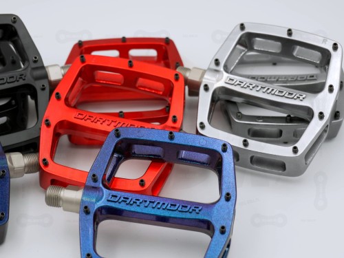pedały rowerowe dartmoor vibe w kolorze srebrnym, czerwonym, petrolowym, zielonym, czarnym
