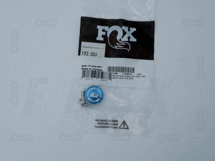 Pokrętło kompresji. LSC upgrade kit do dampera FOX DHX oraz DHX FLOAT X. W opakowaniu