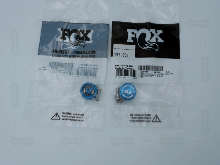 Pokrętło kompresji. LSC upgrade kit do dampera FOX DHX oraz DHX FLOAT X. W opakowaniu