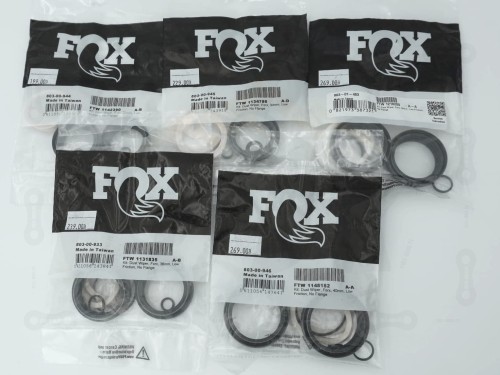 Uszczelki kurzowe Fox, rozmiar 32mm, 34mm, 36mm, 38mm, 40mm