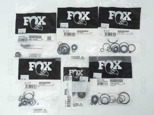 Uszczelki do serwisu tłumika Fox Grip, Grip2, Grip2 VCC, Grip X, Grip SL, Grip X2