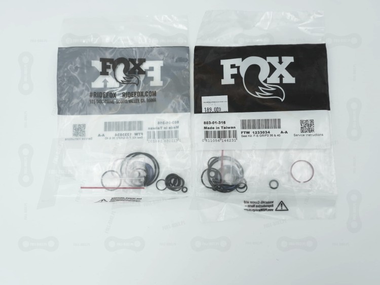 Uszczelki do serwisu tłumika Fox Grip2