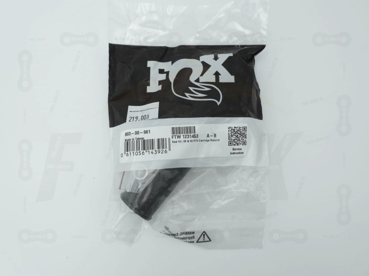 Zestawy do serwisu tłumika Fox Fit4, wersja 803-00-961