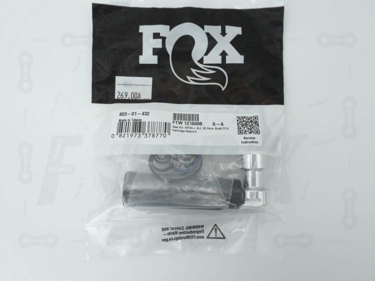 Zestawy do serwisu tłumika Fox Fit4, wersja 803-01-432