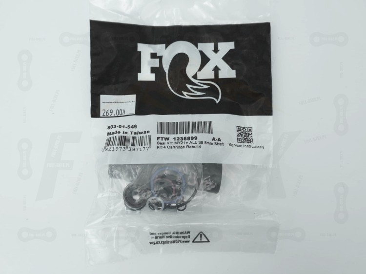 Zestawy do serwisu tłumika Fox Fit4, wersja 803-01-549