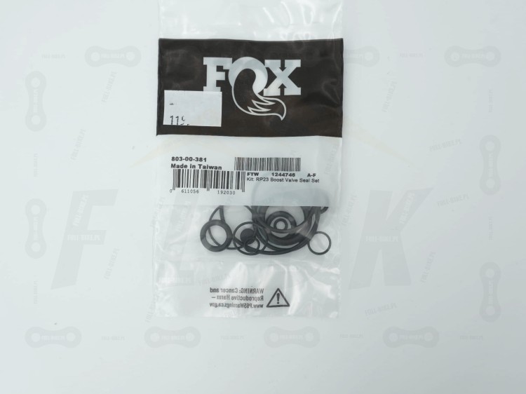 Uszczelki do tłumika w damperze fox RP23