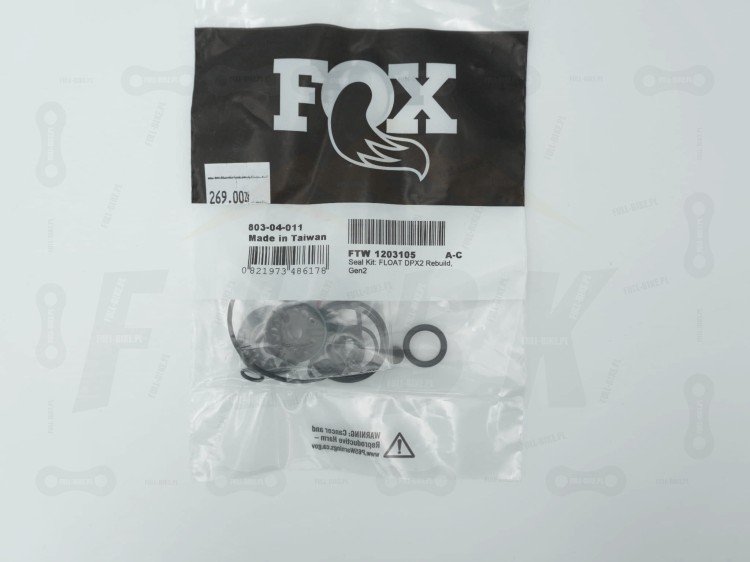 Uszczelki tłumika do dampera powietrznego FOX DPX2
