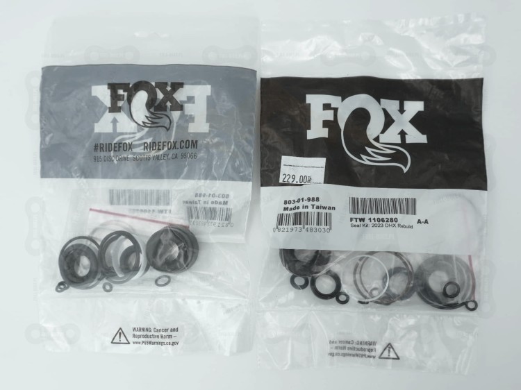Uszczelki do dampera sprężynowego FOX DHX rocznik 2022+
