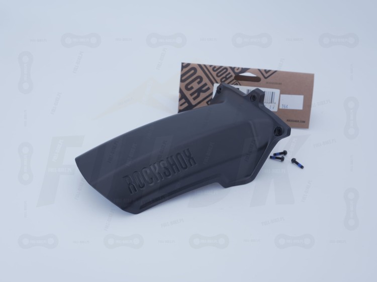 Błotnik Rock Shox do amortyzatorów Zeb / Domain na tle opakowania