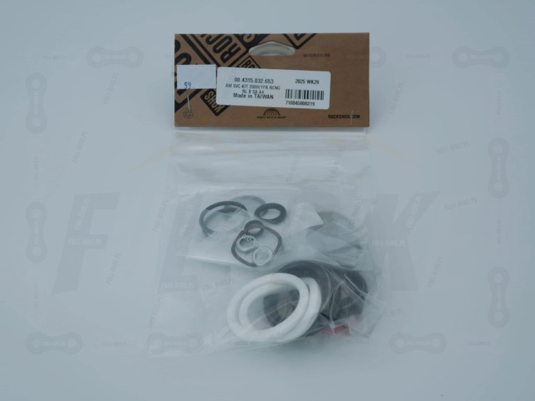 Uszczelki do amortyzatora Rock Shox Gold RL A4 oraz Rock SHoxSektor RL C1. W opakowaniu