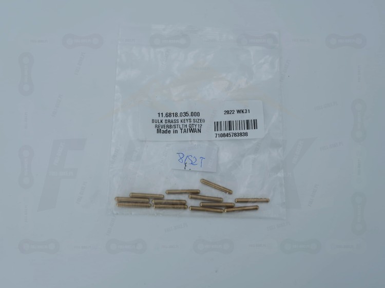 Brass Key / Zamki Rock Shox Reverb. rozmiar 0