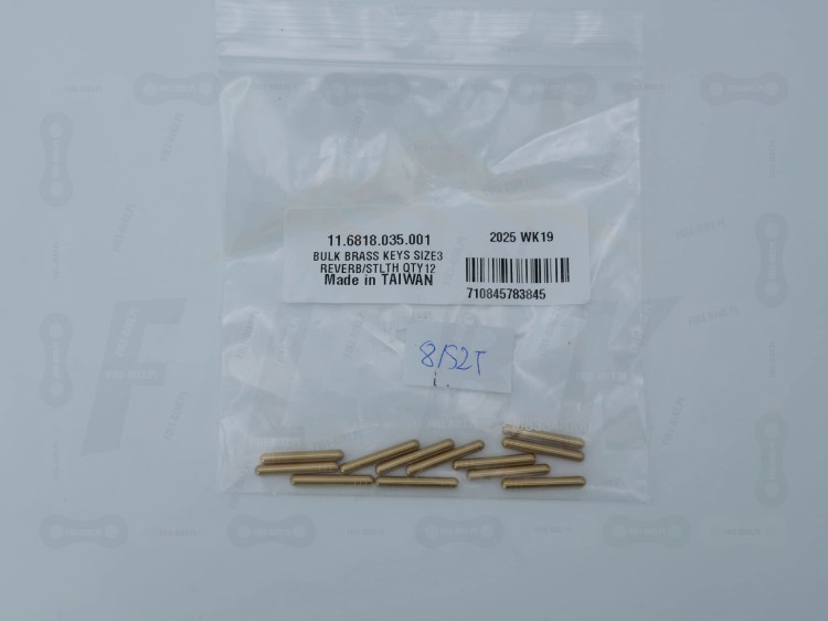 Brass Key / Zamki Rock Shox Reverb. rozmiar 3