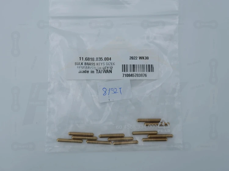 Brass Key / Zamki Rock Shox Reverb. rozmiar 6