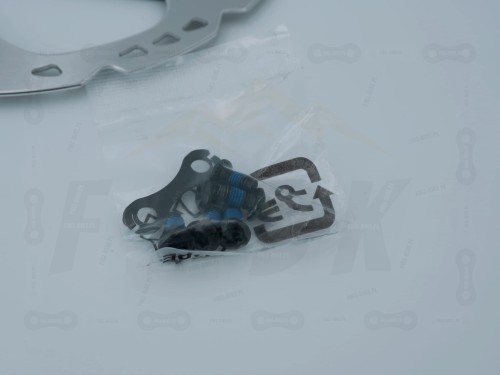 Śruby oraz blaszki do Tarcza hamulcowa Shimano SM-RT86 Shimano Deore XT, rozmiar 180mm