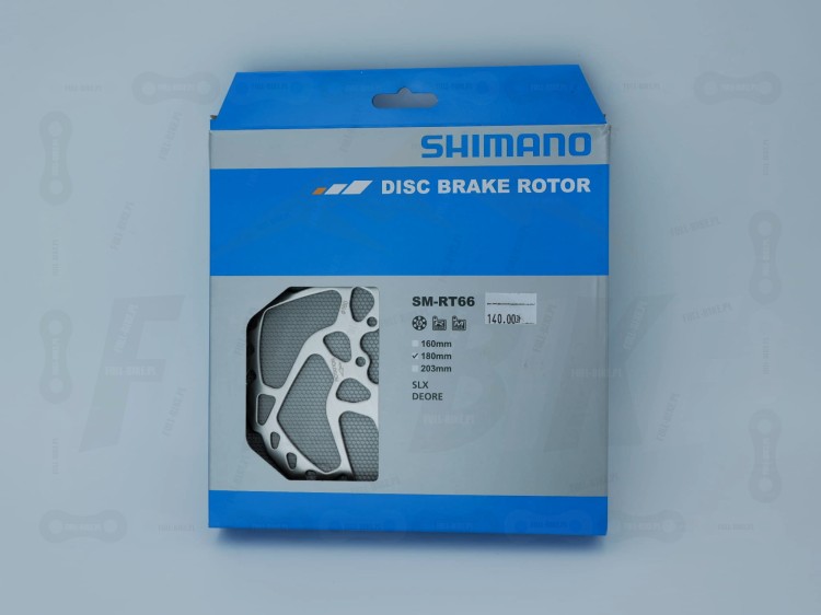 Tarcza hamulcowa Shimano SM-RT66 180mm w opakowaniu