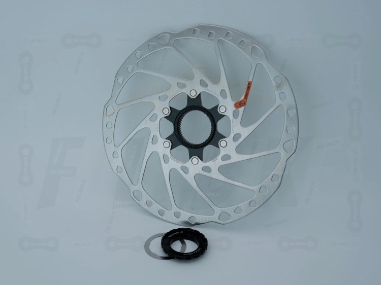 Tarcza hamulcowa Shimano SM-RT64 203mm pod mocowanie centerlock w komplecie z nakrętką mocującą