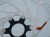 Tarcza hamulcowa Shimano SM-RT64 203mm pod mocowanie centerlock zbliżenie na grawer