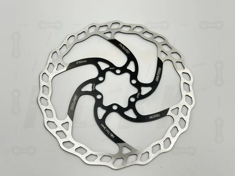 tarcza hamulcowa galfer 1.8mm pod 6 śrub. Rozmiar 180mm widok z góry