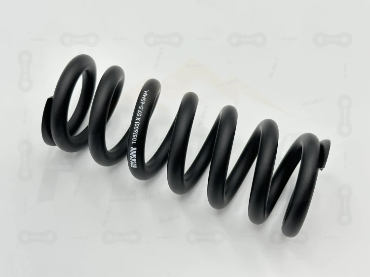 Sprężyna Rock Shox Metryczna Czarna o twardości LBS 600 i długości 57.5-65mm.