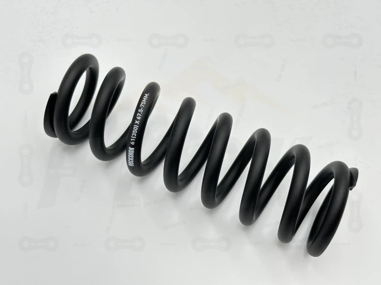 Sprężyna Rock Shox Metryczna Czarna o twardości LBS 350 i długości 67.5-75mm.