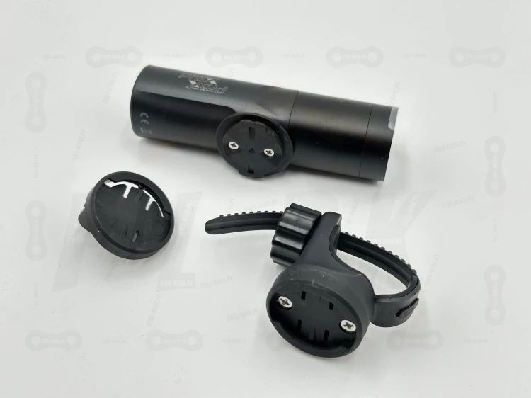 Lampa Przód Prox Kappa 800lm 2500mah zbliżenie na elementy montażowe