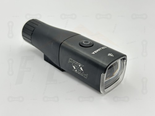Lampa Przednia Prox Columba 1300lm 5000mAh główne zdjęcie wraz z widokiem na przednią strefę świetlną