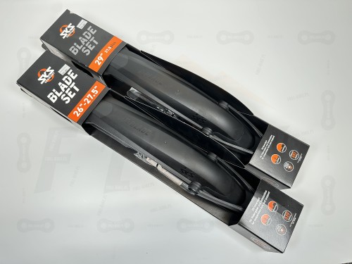 Błotnik SKS Blade Set (Różne rozmiary) widoczne na zdjęciu w opakowaniach
