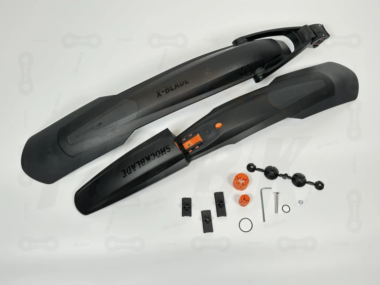 Błotnik SKS Blade Set główne zdjęcie produktu z całym kompletem dodatkowych elementów