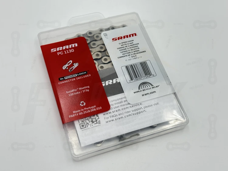 Łańcuch Sram 11S PC1130 (Różne warianty) główne zdjęcie produktu, widok na wariant Sram 11 Speed PC1130 120L widok na tylnią część opakowania