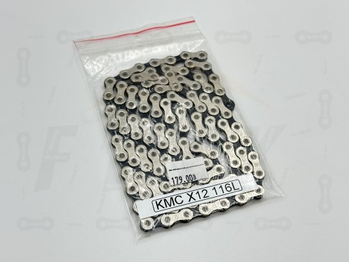 Łańcuch KMC X12 (Różne Warianty) główne zdjęcie 116L Black/Silver