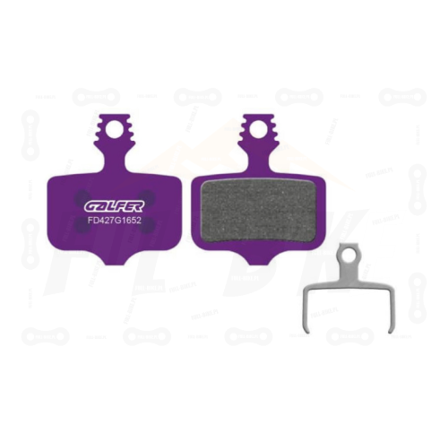 Klocki hamulcowe Galfer AVID Elixir 1, 3, 5, 7 XX, X0 | SRAM XX, X0, X7, X9, DB, Level, T, TL, Red A FD427G1652 Purple