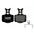 Klocki hamulcowe Galfer FORMULA Mega, The One, R0, R1, RX, RR1, T1, C1, Cura FD451G1053 Black