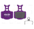 Klocki hamulcowe Galfer FORMULA Mega, The One, R0, R1, RX, RR1, T1, C1, Cura FD451G1652 Purple