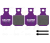 Klocki hamulcowe Galfer MAGURA MT5, MT7 FD487G1652 Purple