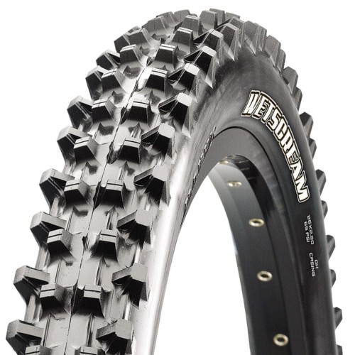 Opona Maxxis Wetscream po skosie