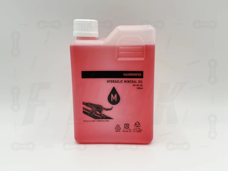 Płyn Hamulcowy Mineralny Shimano 1000Ml (na rynek UE) główne zdjęcie produktu z widokiem na front butelki z nazwa producenta i dokładnym modelem produktu