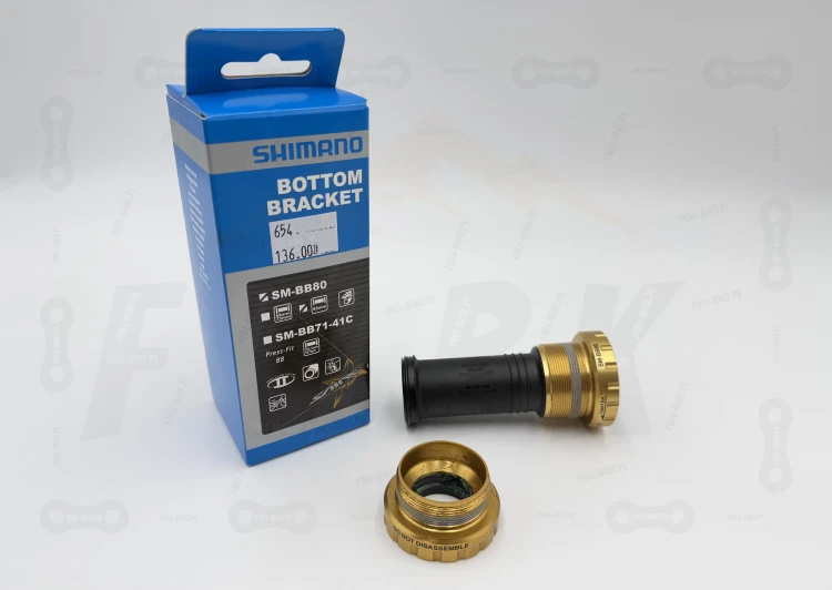 Suport Shimano Saint BSA SM-BB80 HOLLOWTECH II główne zdjęcie produktu z opakowaniem