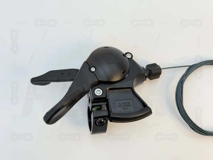 Manetka Shimano SL-M3100 9S (OEM) główne zdjęcie manetki obraz na tylnią część manetki, widok na dokładny model manetki Shimano