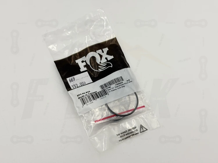 Uszczelki FOX Specialized Micro Brain Auto-Sag Puszka / Komora Powietrzna główne zdjęcie wszystkich elementów zestawu FOX 803-00-825 w opakowaniu